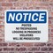 Signmission Posted No Trespassing Logging In Progress OSHA Notice Sign, Plastic, 10in W x 7in L, 2PK OS-2PACK-NS-P-710-L-17728 - alternate 7